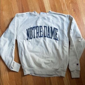 Small Champion Notre Dame sweatshirt